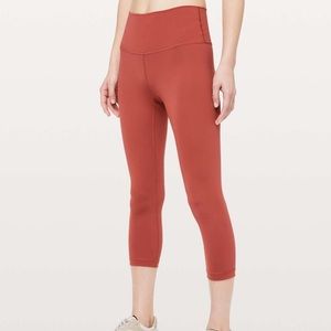 Lululemon Wunder Under Crop (high rise) Full On Luxtreme 21”